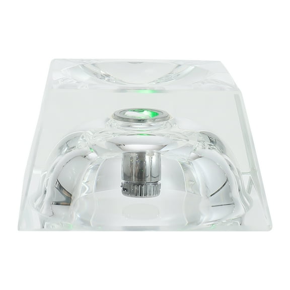 HOOWIFFY Square Creative Base Crystal Balls Pedestal Glass Glowing Adults Home Decoration 1Pack