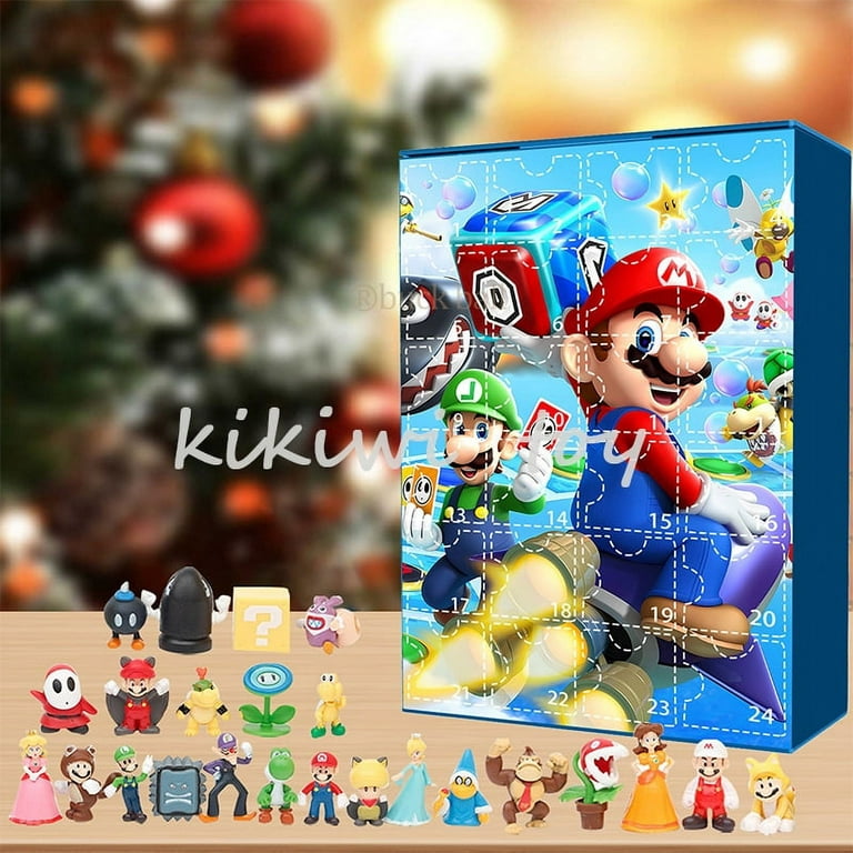 Super Mario Christmas Advent Calendar Countdown 2022 Figure Review 