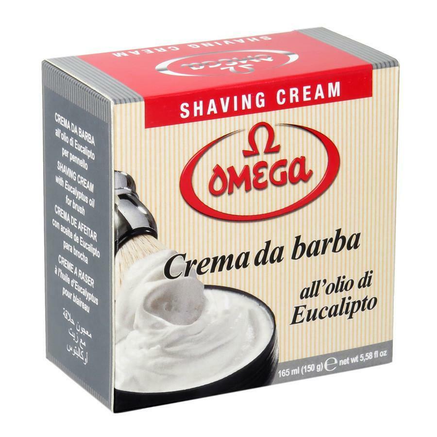 Omega Shaving Cream in Bowl Made in Italy 5.2oz.