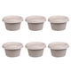 thumbnail image 1 of EeaseMX 50 vasos desechables de 2 oz para condimentos, envases de papel degradables para ensaladas, cajas ecológicas para llevar (con tapa de papel), 1 of 7