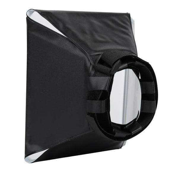 Softbox Speedlite, Difusor de Luz de Flash de Cámarae Conforma Rectangular Universal, Material Reflectante, Diseño de Ensamblaje, Peso Ligero, Para Camaras Digitales