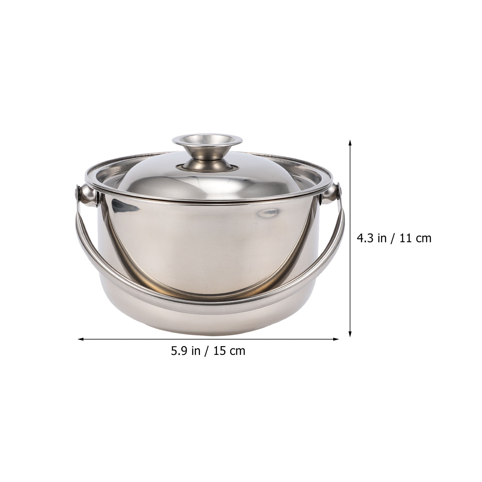 Stainless Steel Stew Pot Non-stick Cooking Pot Multi-functional Soup Pot