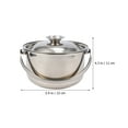 thumbnail image 2 of Stainless Steel Stew Pot Non-stick Cooking Pot Multi-functional Soup Pot, 2 of 6