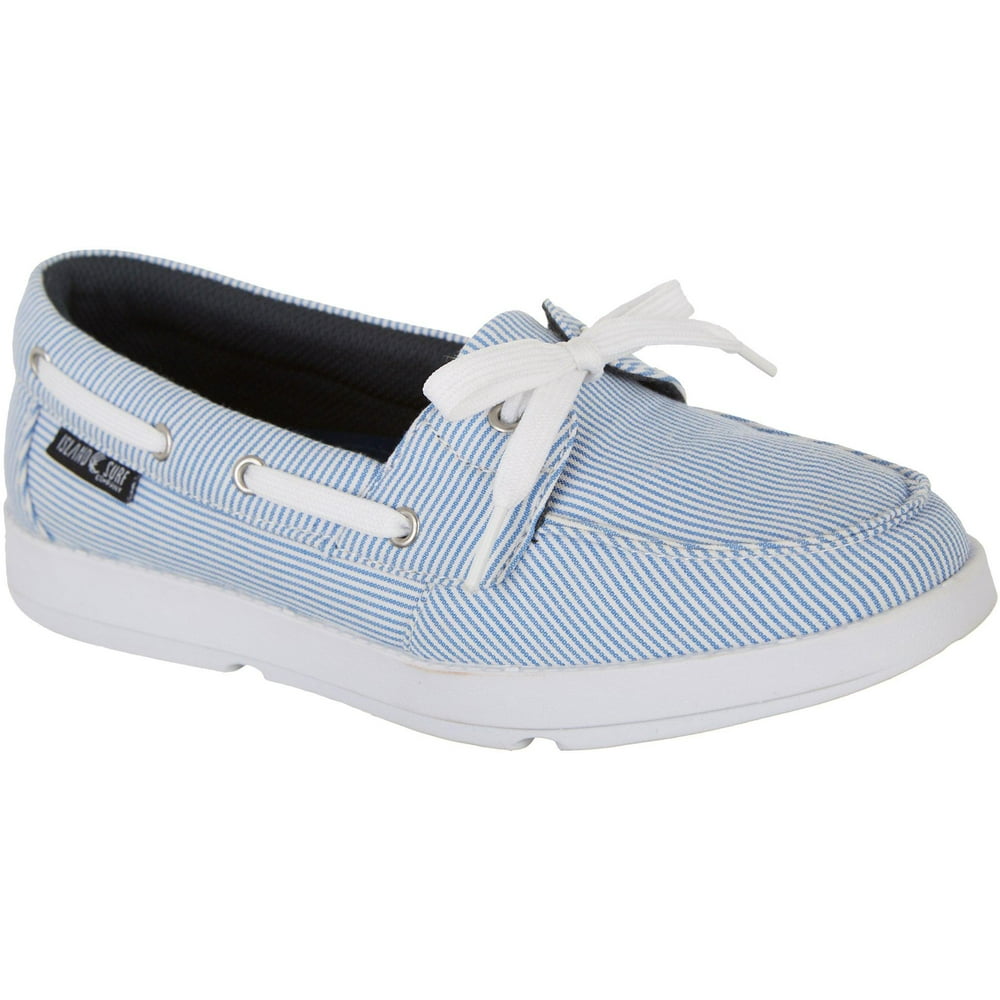 Island Surf Company Island Surf Womens Vineyard Boat Shoes 10 Blue