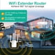 thumbnail image 2 of WiFi Extender WiFi Extender Signal Booster for Home 1200Mbps Wall Through Strong Cover Up To 13800 Sq.ft & 108 Devices Band 2.4G and 5G with Port & AP Mode, 2 of 7