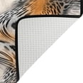thumbnail image 4 of Leopard Tiger Skin Print Doormats Bathroom Floor Mat Lightweight Non-Slip Area Rugs Entrance Front Door Rug for Outdoor Garden Kitchen Bedroom 23.6" x 15.7" Home Decor, 4 of 7
