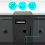 2pcs 3D Surround Sound Bar Wireless Bluetooth TV Soundbar Home Theater Speaker System Subwoofer