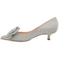 thumbnail image 3 of Journee Womens Orana Pointed Toe Kitten Heel Pumps, Widths Available, 3 of 10