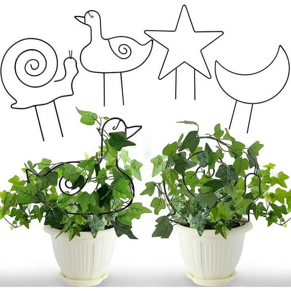 Trellis for Climbing Plants Indoor, Black Trellis for Potted Plants Accessories Houseplant Trellis for Climbing Plant Support Mini Trellis for Potted Plants Hoya Vines Monstera