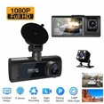 thumbnail image 4 of YiJuHui 1pcs WiFi Dash Cam 1080P 3 Channel Front Inside Rear Camera with Night Vision G-Sensor Parking Monitor Loop Recording Motion Detection for Car Driving Recorder, 4 of 9