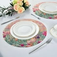 thumbnail image 6 of Beautiful Tulips Round Placemats Washable Placemats Non-Slip Heat-Resistant Table Place Mats for Dining Kitchen Holiday Party Table 15.4"-1PCS Home Decor, 6 of 7