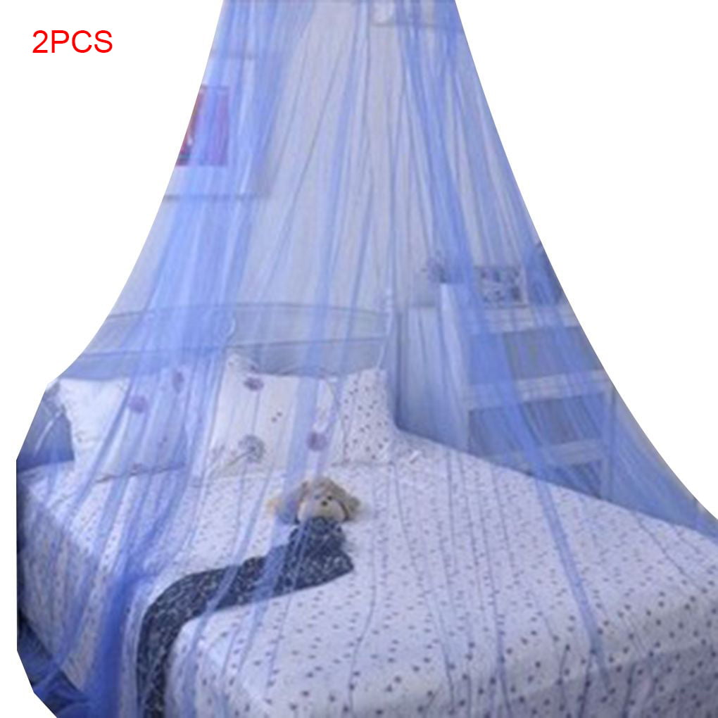Folding Insect Mongolia Bed Mosquito Net 2 Doors Bedding White Portable CMC0823 