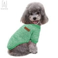 thumbnail image 3 of Gustave Pet Knitwear Fleece Coat, Soft Thickening Warm Pup Dogs Shirt Winter Dog Vest Puppy Sweater for Small Dog Puppy Kitten Cat "Green, S", 3 of 9