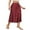 Red, variant on LYMAYTER Women Midi Silk Skirt Summer Long Satin Skirt Elegant Cocktail Party A-Line Midi Skirts S-2XL