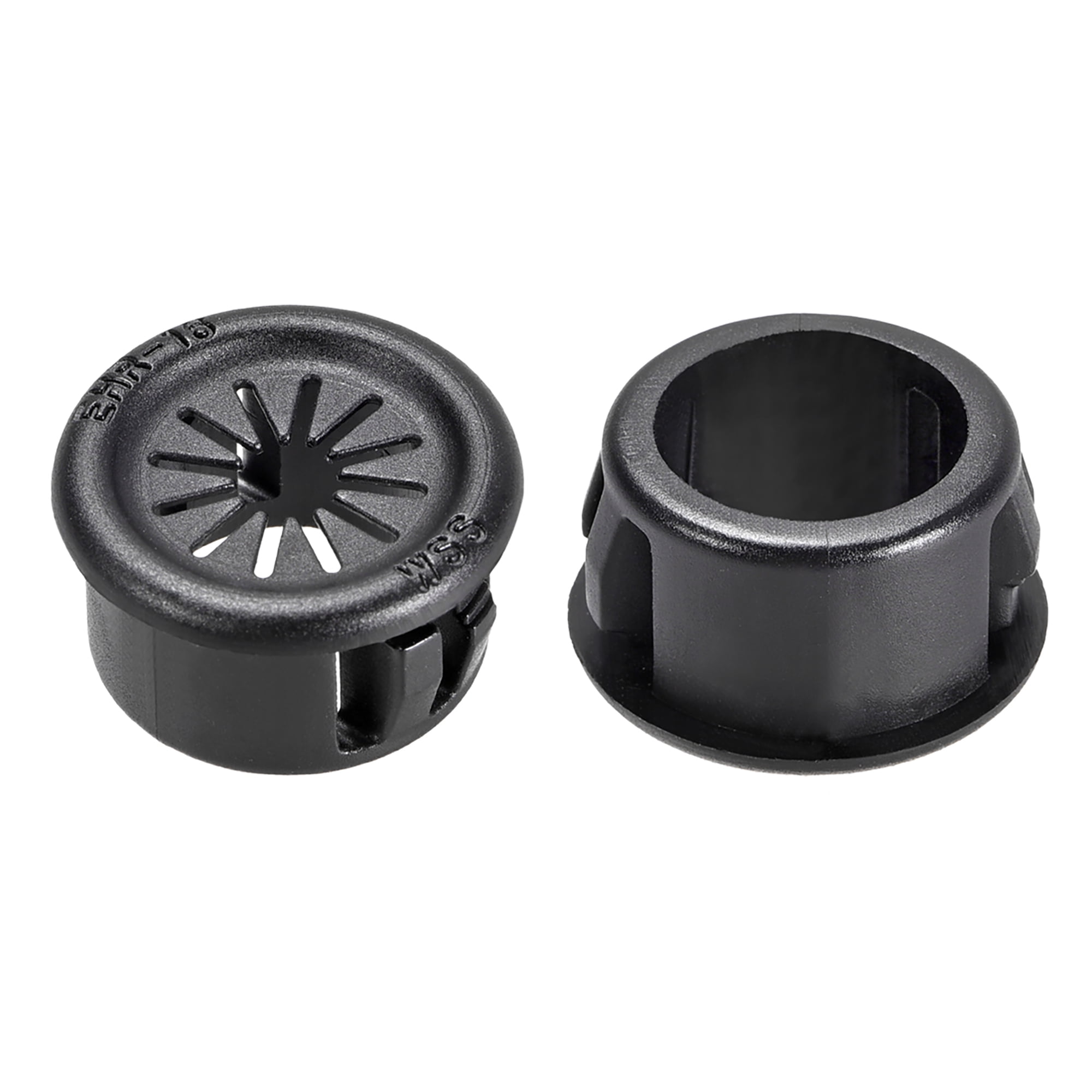 16mm Mounted Dia Cable Hose Snap Bushing Grommet Protector Black 30 pcs