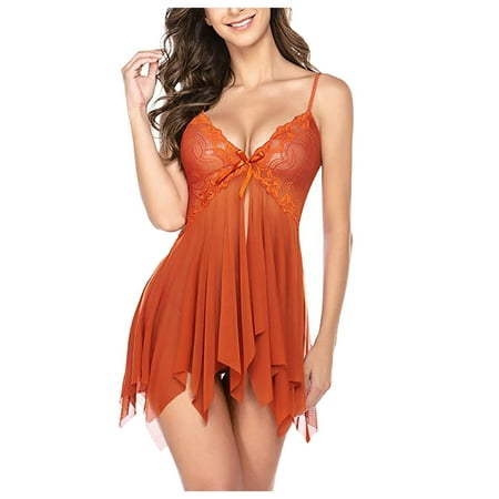 

Beppter Women Floral Lace Sheer Mesh Garter Lingerie Set V-Neck Bra With Thong