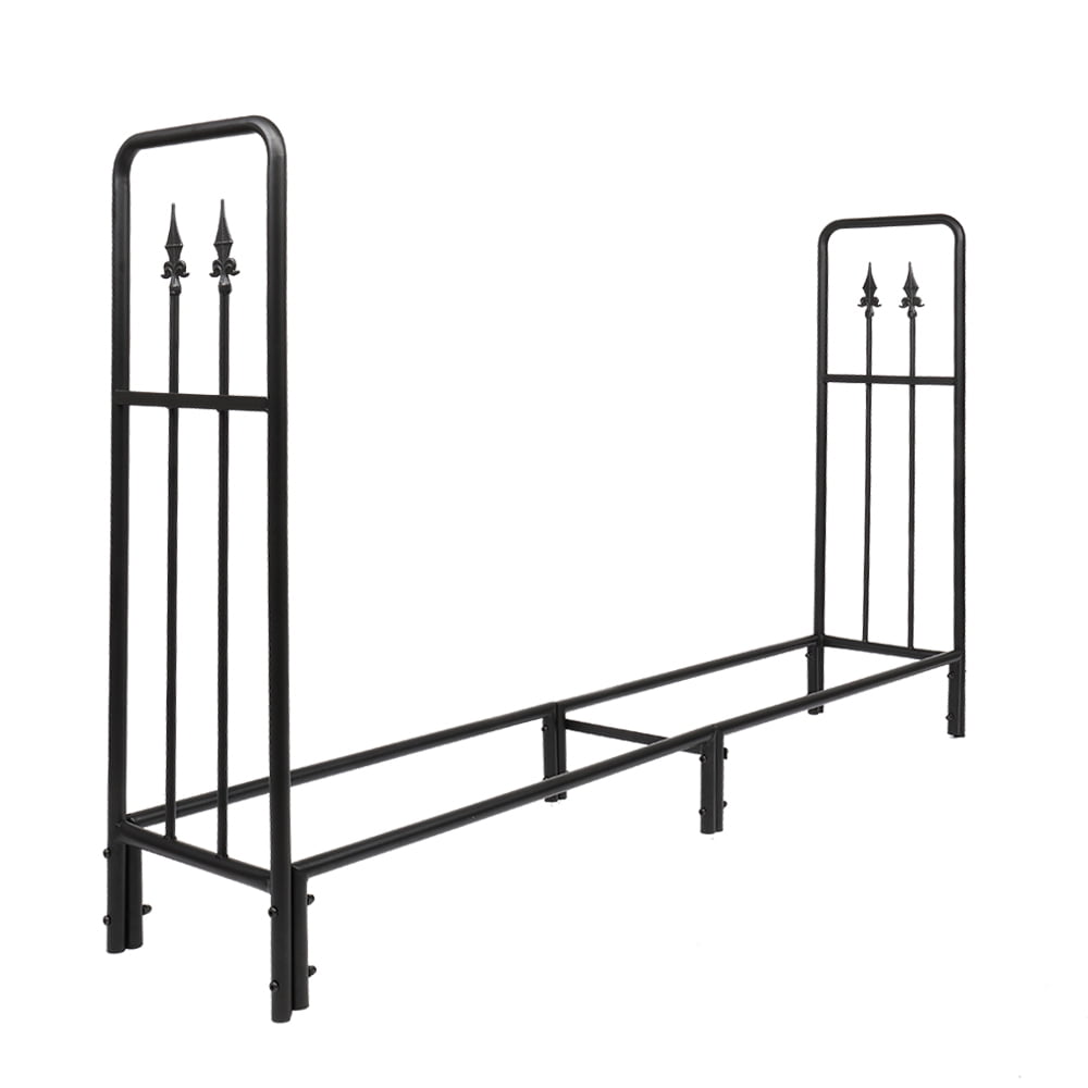 Lowestbest Double Row Splicing Firewood Rack Fireplace Tool Rack, Outdoor Log Holder Rack for Lumber Storage Stacking Lowestbest Double Row Splicing Firewood Rack Fireplace Tool Rack, Outdoor Log Holder Rack for Lumber Storage Stacking