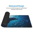thumbnail image 3 of Rocae Ocean Dolphin Fish School for Gaming Mouse Pad, Mouse Pad Large, Office Computer Keyboard Mousepad, Keyboard and Mouse Pad with Stitched Edges,31.5 x 11.8 in, 3 of 5