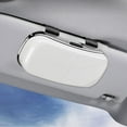 thumbnail image 6 of Serenable Sunglasses Holder for Car Visor Sun Visor Organizer Sturdy Auto Glasses Case White, 6 of 8