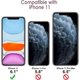 thumbnail image 2 of Funda de silicona para iPhone 11 (2019) de 6,1 pulgadas, funda protectora de cuerpo completo con tacto suave y sedoso, funda a prueba de golpes con forro de microfibra (rojo), 2 of 5