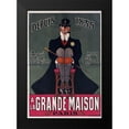 thumbnail image 2 of Vintage Apple Collection 14x18 Black Modern Framed Museum Art Print Titled - Grand Maison Paris, 2 of 5