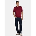 thumbnail image 2 of Tribekka 44 Men's Ribbed Refined Sweater Polo with Short Sleeves, Sizes XS-2XL, 2 of 5