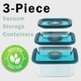 thumbnail image 6 of Avid Armor Glass Vacuum Food Containers, 3 Piece Set with Date Lids, 6 of 6