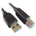 thumbnail image 1 of Câble USB 3.0 AB - MM, noir, 6 pieds, 1 of 1