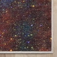 thumbnail image 4 of Well Woven Celestial Space Supernova Space Nebula Constellation Multi Color Flat Pile Easy to Clean 5'3" x 7'3" Area Rug for Living Room Dining Room Bedroom and Kitchen, 4 of 8