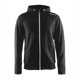 thumbnail image 1 of Craft - Chaqueta/Cazadora con capucha y cremallera completa Modelo Leisure Athletic Hombre Caballero (Negro) Craft UTRW4131_black, 1 of 4