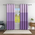 thumbnail image 2 of Aofoto Thermal Room Darkening Blackout Grommet Window Curtain for Living Room,2 Panels,42" X 84" ,Purple, 2 of 6