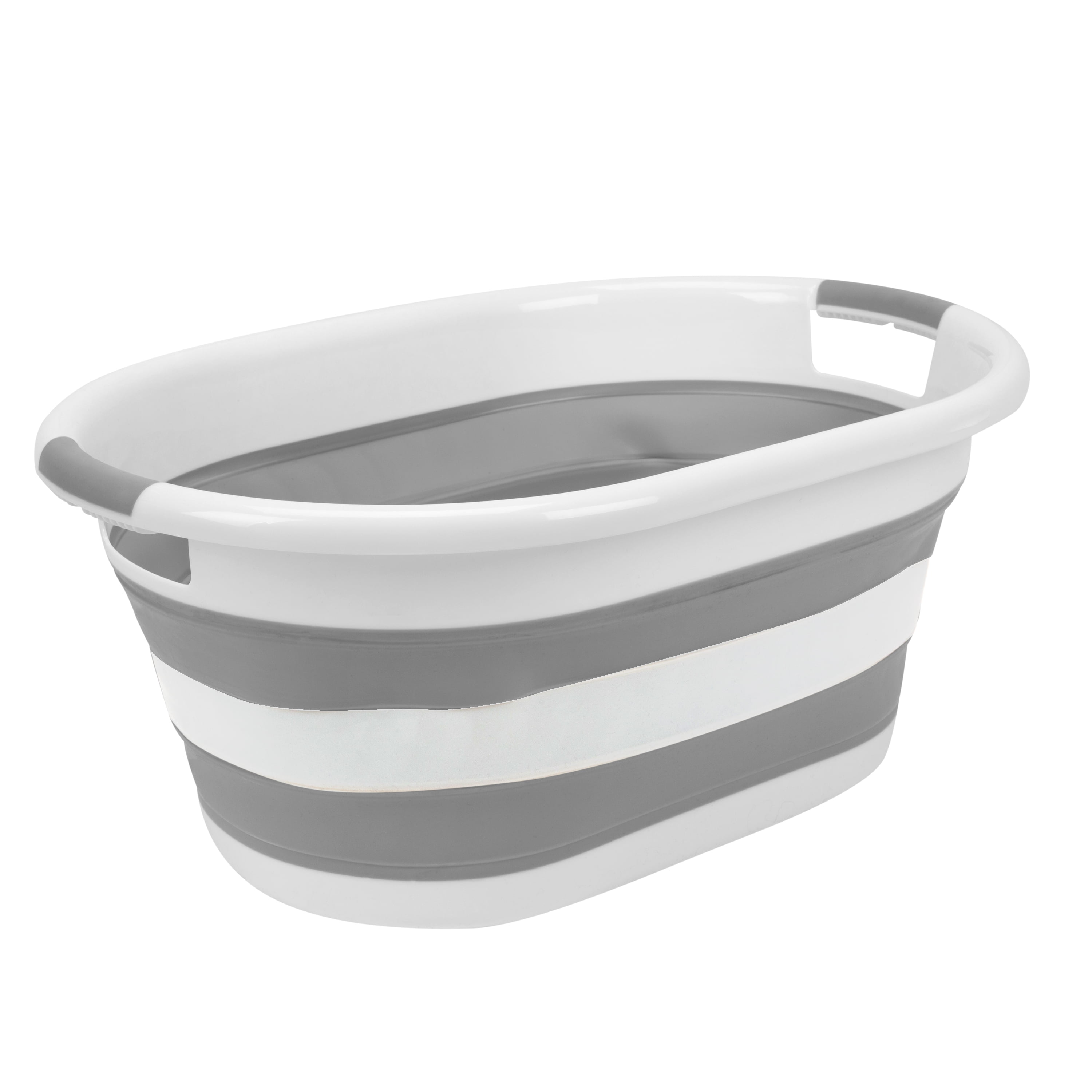 Laundry 360 2Pk Collapsible Plastic Laundry Basket
