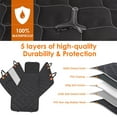 thumbnail image 5 of Funda para asiento trasero de perro de 137x147CM, estera de seguridad con Protector de ventana lateral, funda para asiento trasero impermeable resistente a arañazos, funda para perro SUV JM, 5 of 5