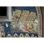 Posterazzi  The Last Judgement Detail 1303-1305 Giotto Ca 1266-1337 Italian Capella Degli Scrovegni Padua Italy