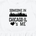 thumbnail image 4 of Inktastic Chicago Illinois Someone Loves Me Skyline Girls Toddler Dress, 4 of 5