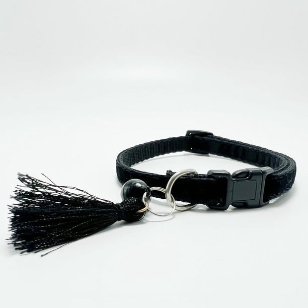 Collar de perro con campanas, pajarita, collar de gamuza suave para cachorros, perros y gatos