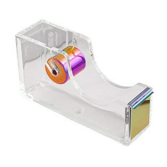MultiPurpose Tape Dispenser Holder Clear Acrylic Design For Organized Workspaces