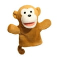 thumbnail image 3 of Marionetas de mano de peluche de animal para contar historias, herramienta de enseñanza realista, juguete de animal de peluche, guantes para enseñar, mono, 3 of 8