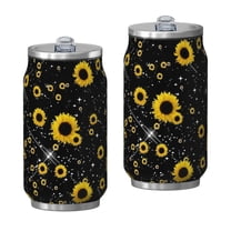 12 Oz Coffee Travel Mug with Lid, Double Wall Vacuum Bright Floral Reusable Stainless Steel Water Bottle Leak Proof Insulated Hot Cold Coffee Cup Gift for Women(1pcs)