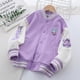 thumbnail image 4 of Children's Kuromi My Melody Autumn Baseball Jacket Sanrio Middle and Large Children Cartoon Kawaii Cotton Sports Warm Jacket, 4 of 4