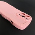 thumbnail image 6 of Designed for iPhone 11 Case, Cute Curly Wave Edge Phone Cover, Soft Liquid Silicone Camera Protection Phone Case with iPhone 11, Pink, 6 of 14