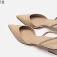 thumbnail image 5 of Zapatos de tacón alto de diseñador de lujo para mujer, calzado individual con punta en pico, sexys, para oficina, fiesta, boda, primavera, 5 of 5