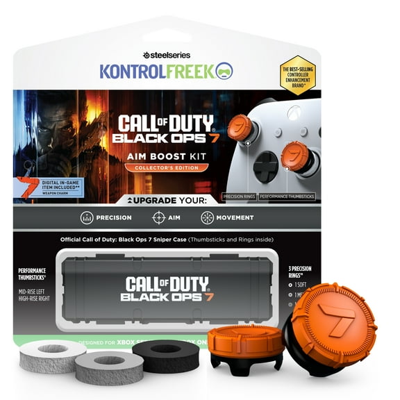 KontrolFreek Call of Duty: Black Ops 7 Aim Boost Kit | Collector’s Edition for Xbox One & Xbox Series X Controller | Orange and Black