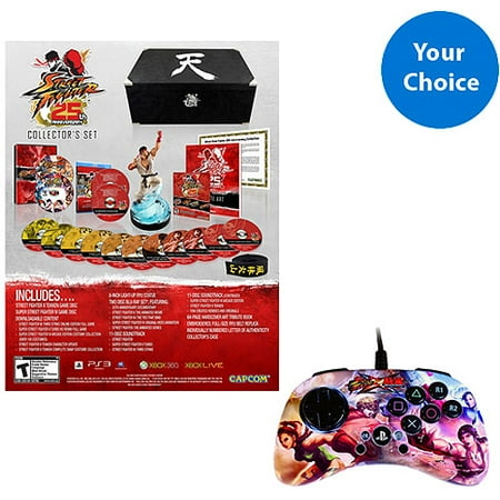 Street Fighter 25th Anniversary Limited Edition Collector's Set with Madcatz FlightPad Controller - $25 Value!
