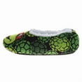 thumbnail image 3 of Nickelodeon Ninja Turtles Slippers for Kids, Ninja Turtles Design Soft Cozy Indoor Comfort (Toddler Little Kid), Green, Size: 5-6, 3 of 5