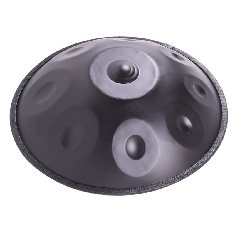 9-Tone Black Handpan Drum: Easy for Beginners, Unique Tone - Ideal for Home Creation, Outdoor Performance, Music Enthusiasts