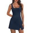 thumbnail image 3 of WIHOLL Summer Dresses For Women Sleeveless Athletic Bodycon Mini Tennis Yoga Workout Graduation Dress With Pockets, 3 of 11