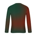 thumbnail image 4 of Men Shirts Mens Long Sleeve Tee Shirts Casual Stylish Gradient Color Fall Crewneck Basic Pullover Tops Winter Base Layer Blouses, 4 of 5