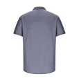 thumbnail image 4 of Mefallenssiah Man Short Sleeve Solid Color Lapel Button Fashion Casual Fallow T-Shirt tops, 4 of 5