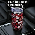 thumbnail image 6 of 40 oz Valentine''s Tumbler for Her - Vacuum Insulated Stainless Steel Cup with Handle & Straw Lid, Heart Design, Leakproof - Gift for Girlfriend, Wife, Women, 6 of 6